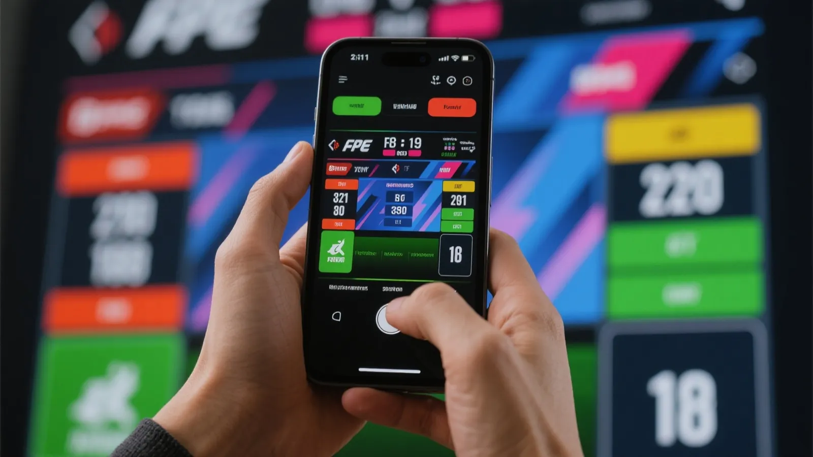 LCP比分与赛程在手机上的展示